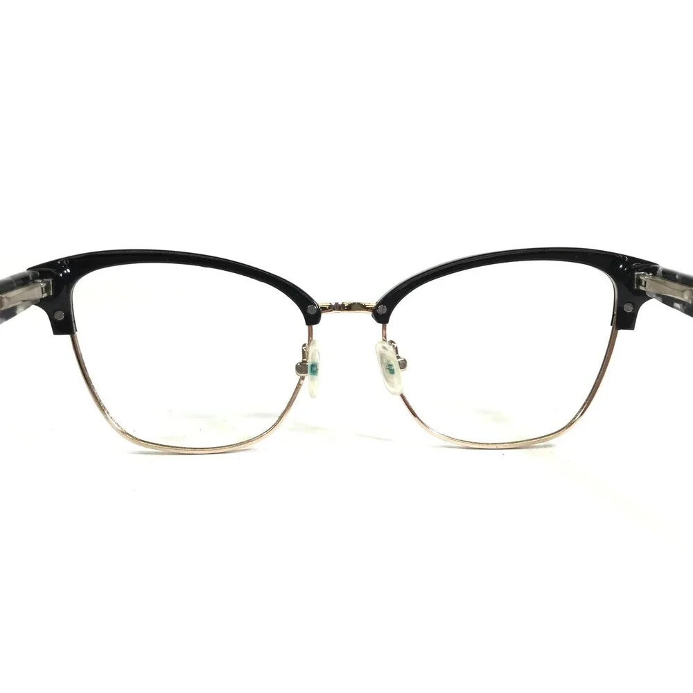 BCBGMAXAZRIA Eyeglasses Frames CARRIGAN Black Gray Tortoise Gold 53-17-135